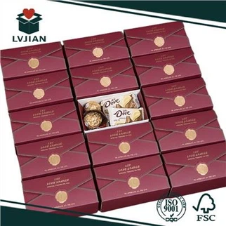 चॉकलेट पैकेज पेपर बॉक्स